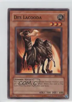 Des Lacooda YuGiOh Pharaonic Guardian #PGD-030 2003 READ - Image 1