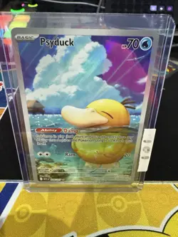 Pokemon TCG Ascended Heroes Psyduck Art Rare 226/217 Near Mint Pack Fresh - Image 1