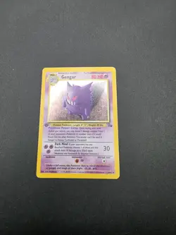 Pokemon TCG 1st Edition Gengar 5/62 Fossil Holo Hp Condition See Photos - Image 3