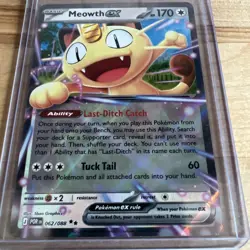Pokemon TCG Meowth EX 62/88 Double Rare Perfect Order - Image 5