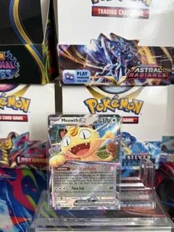 Pokemon TCG Meowth ex 62/88 Double Rare Pokemon Perfect Order pack fresh - Image 1