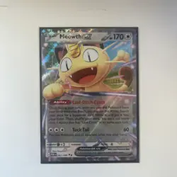 Pokemon TCG Meowth EX 62/88 : Double Rare - Perfect Order NM - Image 1