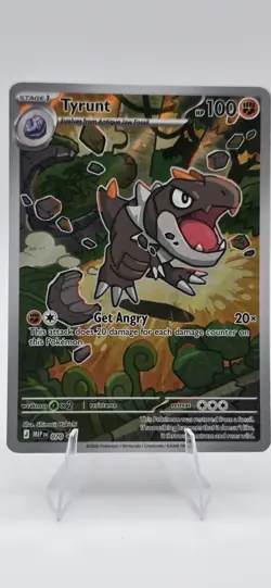 Pokemon TCG Tyrunt MEP 070 2026 Perfect Order ETB Black Star Promo Card - NM - Image 1