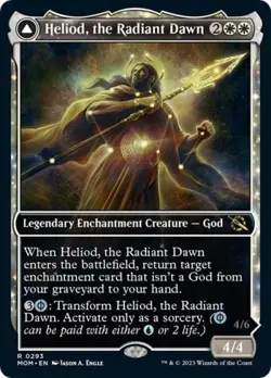 Heliod, the Radiant Dawn (Showcase) -Foil Near Mint MTG March of the Machine - Image 1