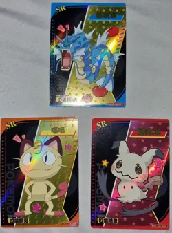 Pokemon Eif Baby 3.0 Elf Chinese Cards SR Gyarados Meowth Mimikyu - Image 2