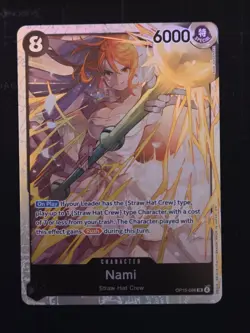 Nami SR OP15-086 Adventure on KAMI’s Island ENGLISH ONE PIECE Card OP15 - Image 1