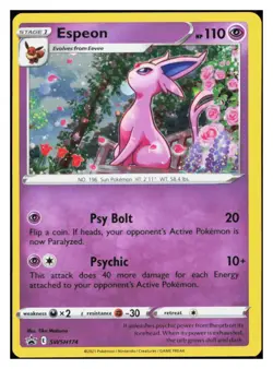 Espeon - Holo Promo SWSH: Sword & Shield Promo Cards SWSH174 NM M006 - Image 1