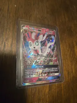 Pokemon Sylveon GX Alternate Art Promo Card 92a/145 Eeveelution Ultra Rare - Image 1
