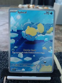 Spheal 199/191 Sv08: Surging Sparks Holo Pokemon Card - Image 1