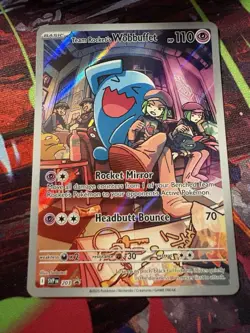 Team Rocket's Wobbuffet 203 Sv: Scarlet & Violet Promo Cards Holo - Image 1