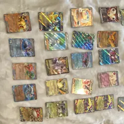 Pokemon TCG 32 Card Lot ex, v full arts - Image 1