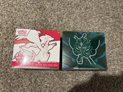 White Flare POKEMON CENTER ETB Elite Trainer Box + Twilight Masquerade Cards Tcg - Image 1