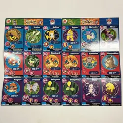 1999 BURGER KING POKEMON MASTER TRAINER CARDS UNCUT SHEETS #8+#10 2- CHARIZARDS! - Image 1