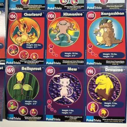 1999 BURGER KING POKEMON MASTER TRAINER CARDS UNCUT SHEETS #8+#10 2- CHARIZARDS! - Image 3
