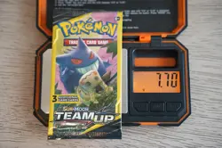 Pokemon TCG Team Up Mini Booster Pack 3 Card Gengar Mimikyu Art Factory Sealed - Image 1