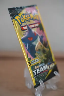 Pokemon TCG Team Up Mini Booster Pack 3 Card Gengar Mimikyu Art Factory Sealed - Image 5
