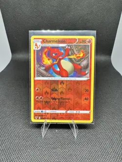Charmeleon 024/185 Reverse Holo Uncommon Swsh04 Vivid Voltage Pokemon Card - Image 1