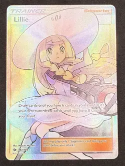 Pokemon Lillie Full Art Ultra Rare Holo Trainer Card SM Base Set 147/149 - Image 2