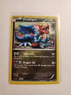 Druddigon Pokemon TCG Card 2012 Dragon Vault - 17/20 Holo - Image 1
