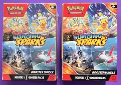 Pokemon S&V Surging Sparks Booster Bundle +3 TOT Halloween 90-card Master Set! - Image 1