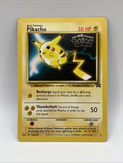Pokemon Pikachu Kids WB Movie Promo 04/53 50 HP Wizards Promo Card 1999 - Image 1
