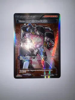 Team Rocket's Handiwork 124/124 XY Fates Collide 2016 Full Art Pokemon Card TCG - Image 3