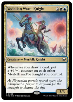 1x Vodalian Wave-Knight March of the Machine: Commander NM MTG - Image 1