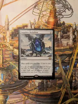 MTG Sapphire Medallion - MH3 Rare - Mint - Image 1