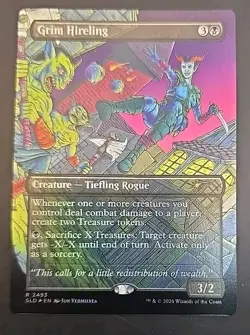 Grim Hireling Secret Lair Drop MTG Foil Near Mint - Image 1