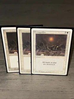 Armageddon 3x Magic the Gathering MTG LP/EX - Image 1