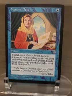 Mystical Tutor Mirage MTG Regular Lightly Played - Image 2