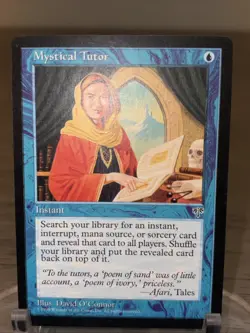 Mystical Tutor Mirage MTG Regular Lightly Played - Image 3