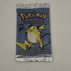 Pokemon Base Set 2 1999 Booster Pack Factory Sealed WOTC Raichu Artwork - Image 1