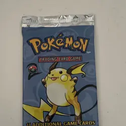Pokemon Base Set 2 1999 Booster Pack Factory Sealed WOTC Raichu Artwork - Image 3