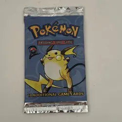 Pokemon Base Set 2 1999 Booster Pack Factory Sealed WOTC Raichu Artwork - Image 4