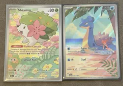 Pokemon Destined Rivals Misty’s Lapras 194/182 & Shaymin 185/182 - Image 1