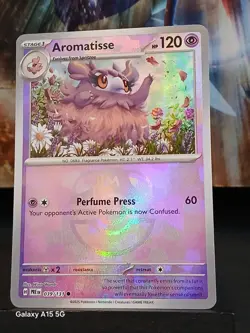 Aromatisse 039/131 Masterball Prismatic Evolutions Pokemon Card - Image 2