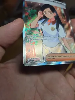 Pokemon TCG Prismatic Evolutions Eri Full Art Trainer Ultra Rare Card 136/131 - Image 2