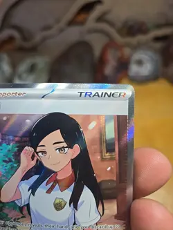 Pokemon TCG Prismatic Evolutions Eri Full Art Trainer Ultra Rare Card 136/131 - Image 5