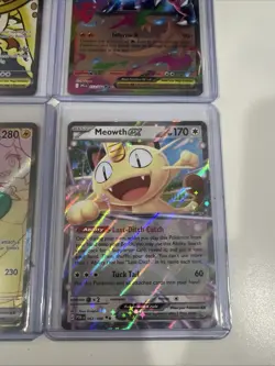 Pokemon TCG LOT Meowth Ex And Premium Powerup - Image 2