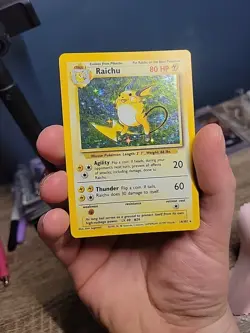 Pokemon TCG Raichu Base Set 14/102 Holo 1999-2000 Pikachu - Image 3