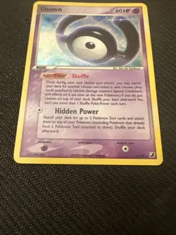 Pokemon Card - Unown (H) Unseen Forces H/28 Holo Rare H/28 - LP - Image 3