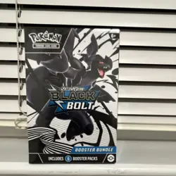 Pokemon TCG Scarlet & Violet Black Bolt Booster Bundle Box, Zekrom, Meloetta - Image 1