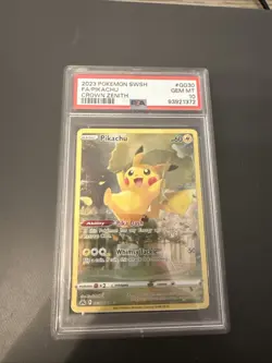 2023 Pokemon Crown Zenith FA/Pikachu #GG30 PSA 10 - Image 2