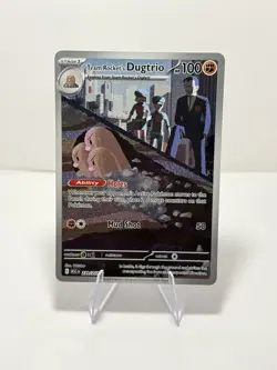 Team Rockets Dugtrio 239/217 - Pokemon TCG - Ascended Heros Illustration Rare - Image 1