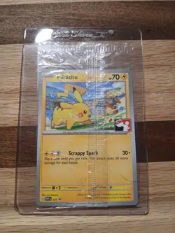 Sealed Pikachu SVP 101 Black Star Promo Play League Prize Stamp Pokemon - Image 3