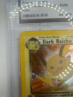 1st Edition Dark Raichu VINTAGE CGC 8.5 Pokemon Team Rocket Holo NM/MINT - Image 2