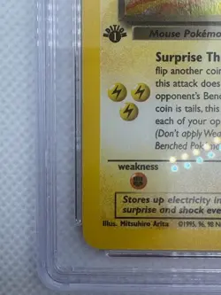 1st Edition Dark Raichu VINTAGE CGC 8.5 Pokemon Team Rocket Holo NM/MINT - Image 5