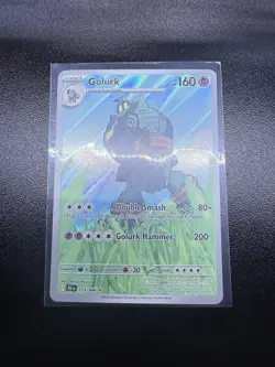 Pokemon - Golurk Illustration Rare - Black Bolt 123/086 - NM - Image 1