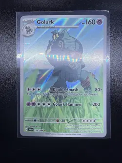 Pokemon - Golurk Illustration Rare - Black Bolt 123/086 - NM - Image 2